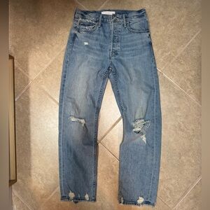 MOTHER Denim Distressed Jean